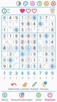 Sudoku Spiel auf Deutsch Plakat