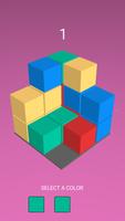 Poster Cube Match 3D: Rainbow Blocks