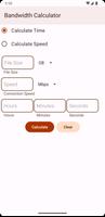 Bandwidth Calculator โปสเตอร์