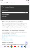 Linux Kernel Documentation تصوير الشاشة 2