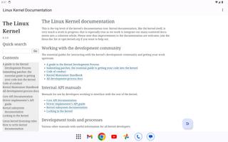 Linux Kernel Documentation تصوير الشاشة 3