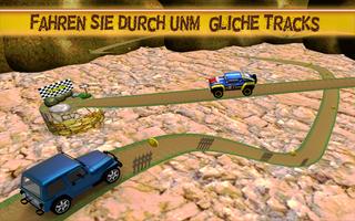 bergauf Monster- LKW Simulator Spiele Plakat