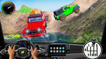 Offroad SUV Jeep Driving الملصق