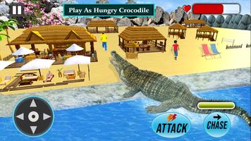 Faim Crocodile Fureur Attaque Affiche