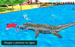 Com fome Crocodilo Ataque imagem de tela 1