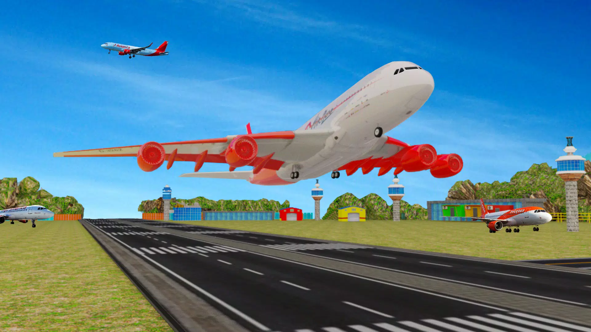 لعبة طائرة محاكاة الطيران APK للاندرويد تنزيل