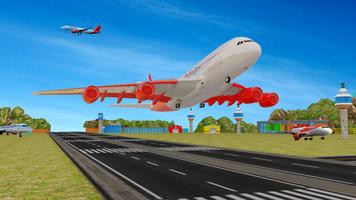 Airplane game flight simulator poster