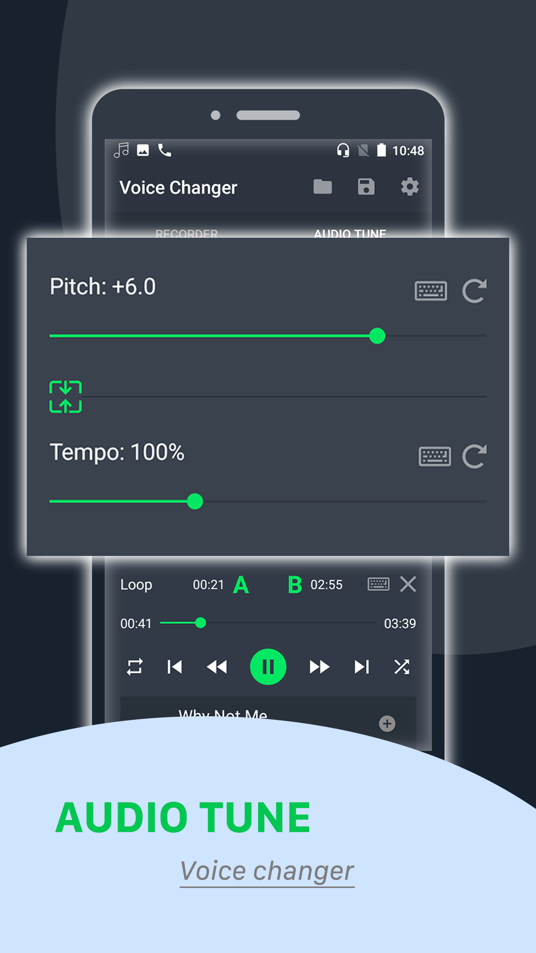 Voice changer: Recorder and Audio tune APK 4.0 Download for Android