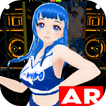 AR Dancing Girl Anime MMD