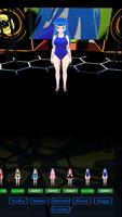 AR Dancing Girl Anime MMD Poster