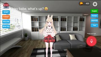 Luna Girlfriend Simulator 3D Poster
