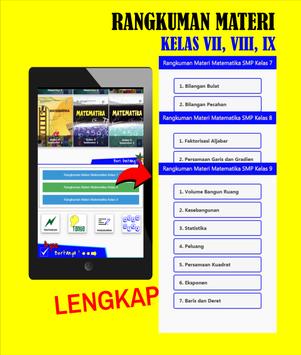 Rangkuman Matematika SMP:  Buku & Pembahasan Soal 截图 17