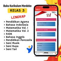 Buku Kurikulum Merdeka Kelas 3 পোস্টার