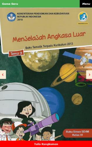 Rangkuman Tema 9 Kelas 6 Dunia Sekolah