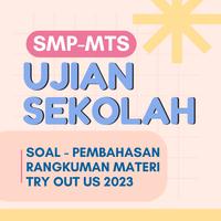 Ujian Sekolah 2023 SMP MTs poster
