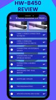 Soundbar HW-B450 Guide poster