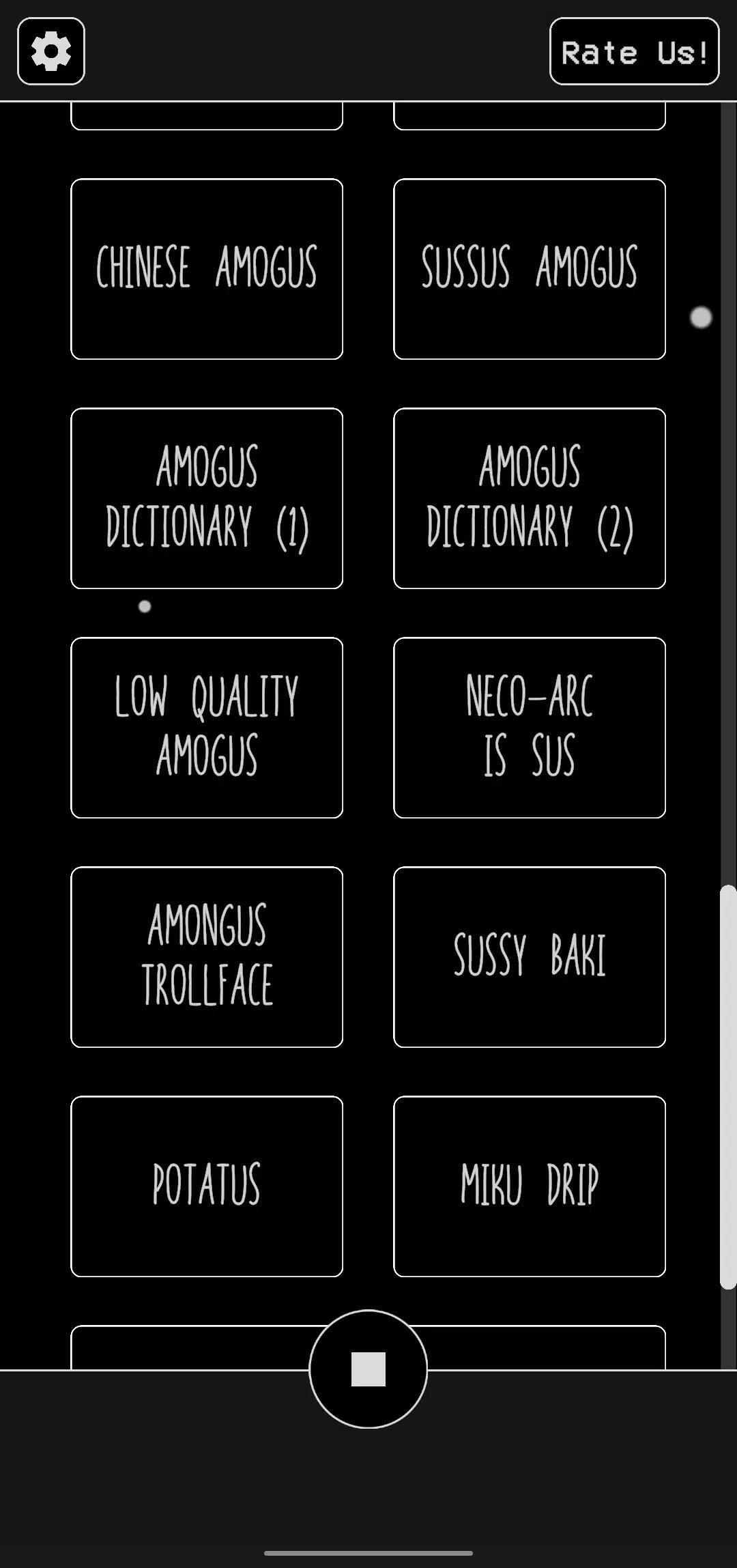 ☊ Amogus. - AMOGUS! Among Us Soundboard