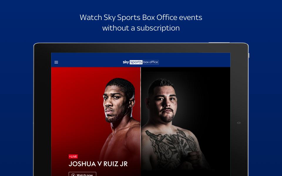 Sky Sports Box Office pour Android - Téléchargez l'APK