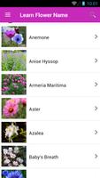 1 Schermata Learn Flower Name