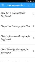 Love Messages For Boyfriend 海報