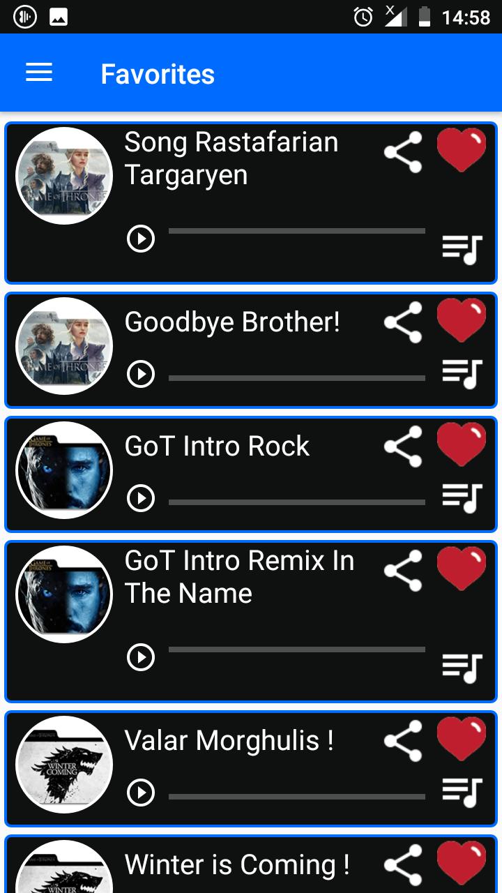 Got Soundboard Ringtones For Game Of Thrones For Android Apk