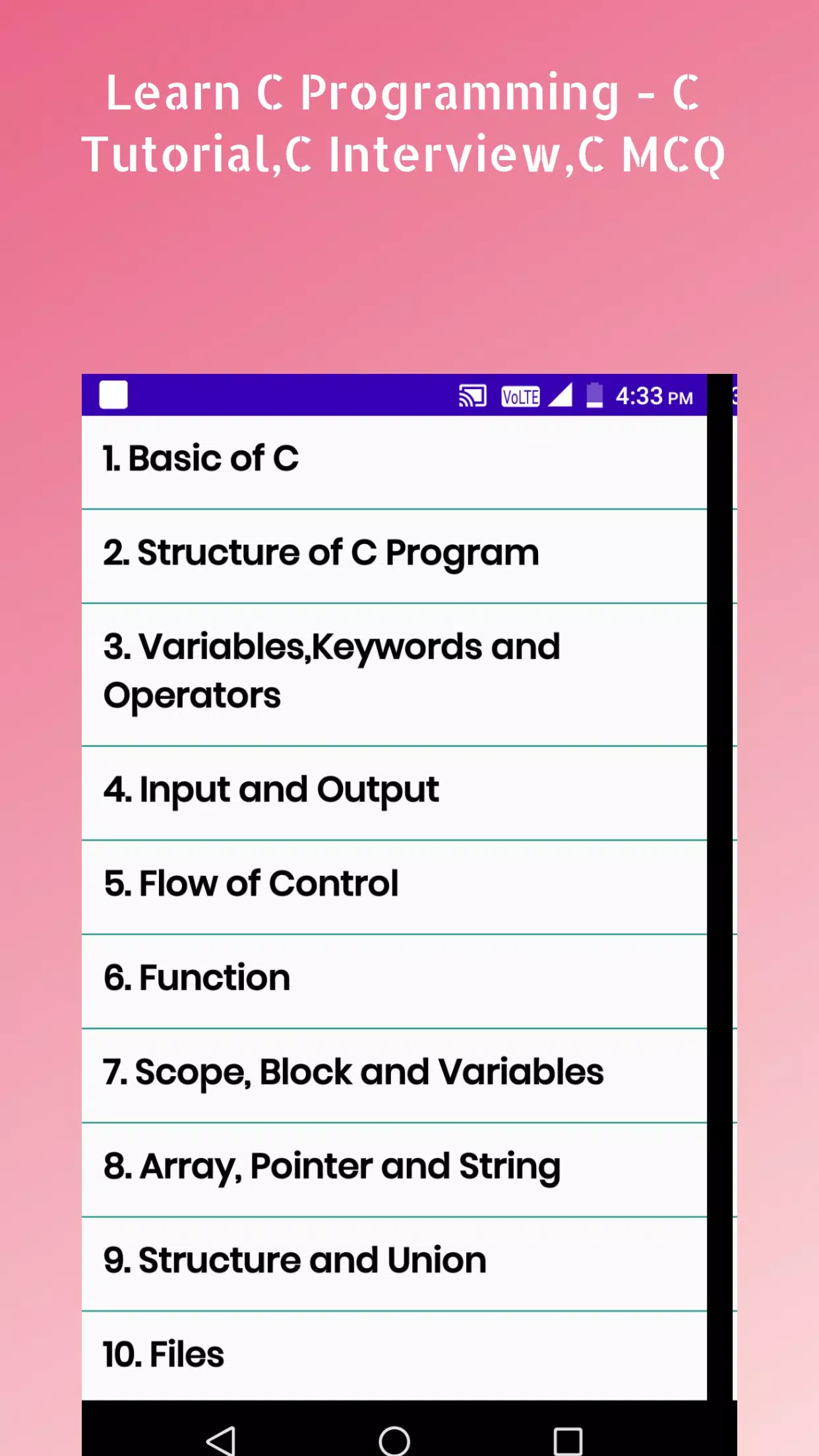 C Tutorial - Learn C Programming Language