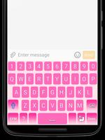 Pink Keyboard captura de pantalla 1