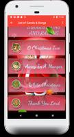 Christmas Songs and Carols Affiche