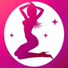 آیکون‌ VChat sexy girl video chat app