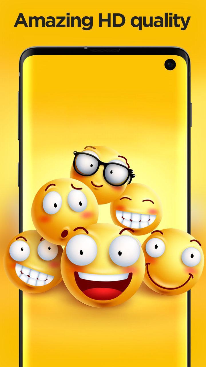 Funny Smiley Face Emoji HD Wallpaper 4K ?? APK for Android Download