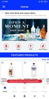 NY Wine & Liquor Plakat