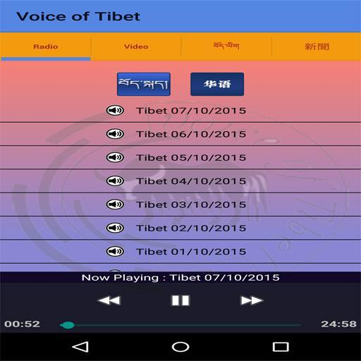 Voice loaded. Voice of Tibet.