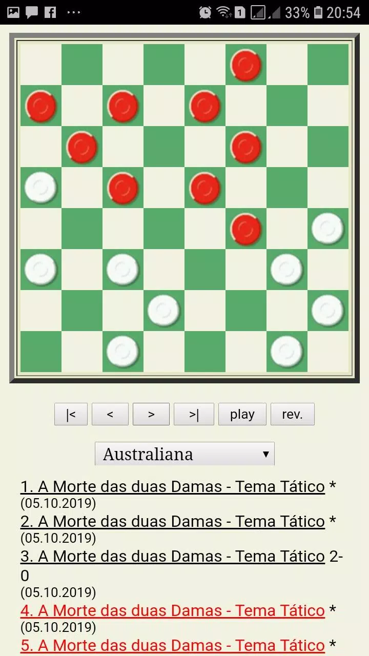 Jogo de Damas Online: Treinamento Tático ( Bloqueio de Dama e Peça na Bi  Diagonal ) 