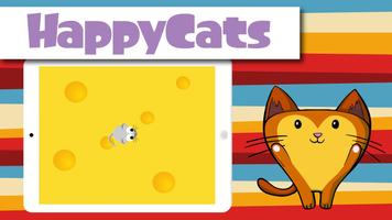 счастливые кошки игра для кошек постер