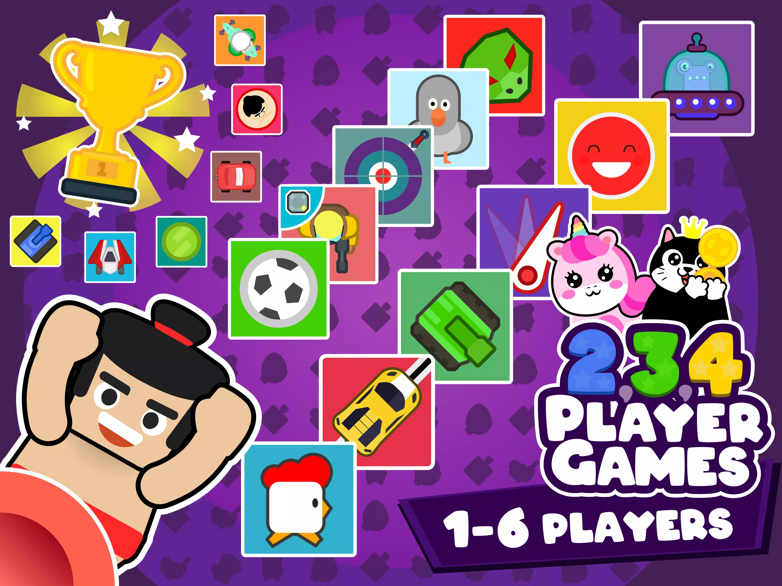 Jeux pour 2 3 à 4 Joueurs APK pour Android Télécharger