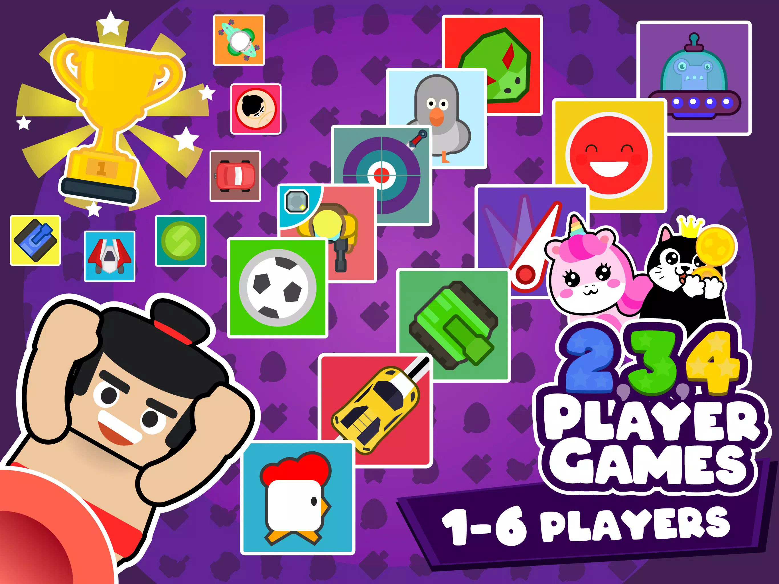 Download do APK de Jogo de 4 Pessoas: 1234 Player para Android