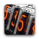 Nixie Clock Widget Deluxe icône