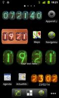 Nixie Clock Widget Deluxe capture d'écran 1