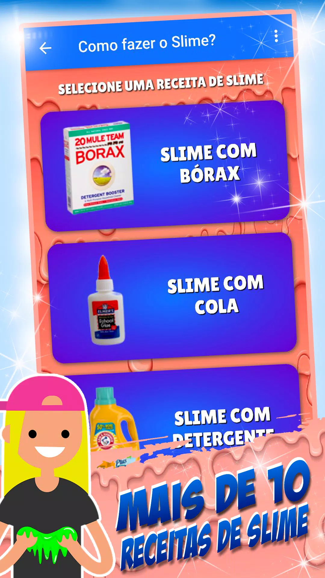 Como fazer slime caseiro fácil – Apps no Google Play