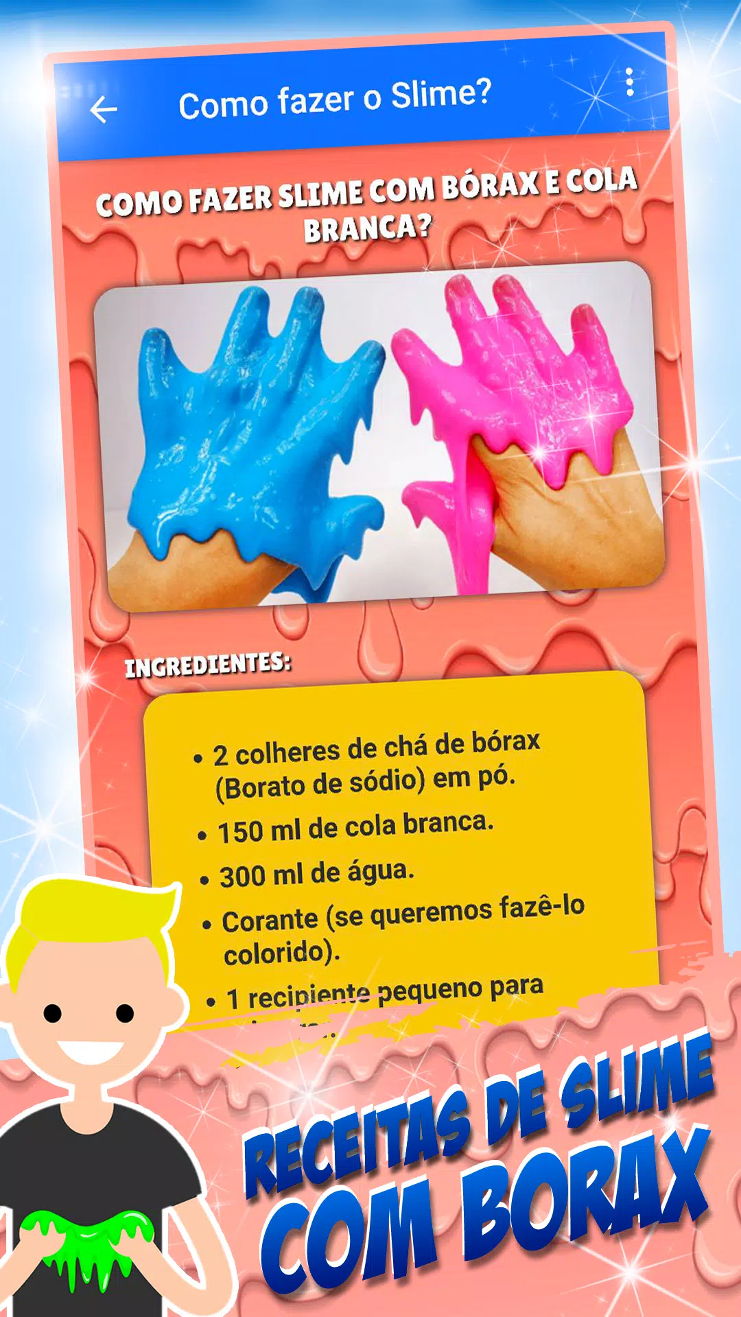 Download do APK de Como Fazer Slime Caseiro? - Fácil e Rápido 2019 para  Android