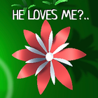 He loves me, He loves me not - Divination on daisy ícone