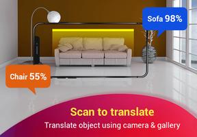 Camera Translator - Photo, Scan, Text & Voice capture d'écran 1