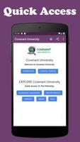 Covenant University (CU) Mobile App Poster