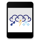 Cuaca real : hujan,radar,angin,dan petir icon