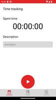 Work Time Tracker تصوير الشاشة 1