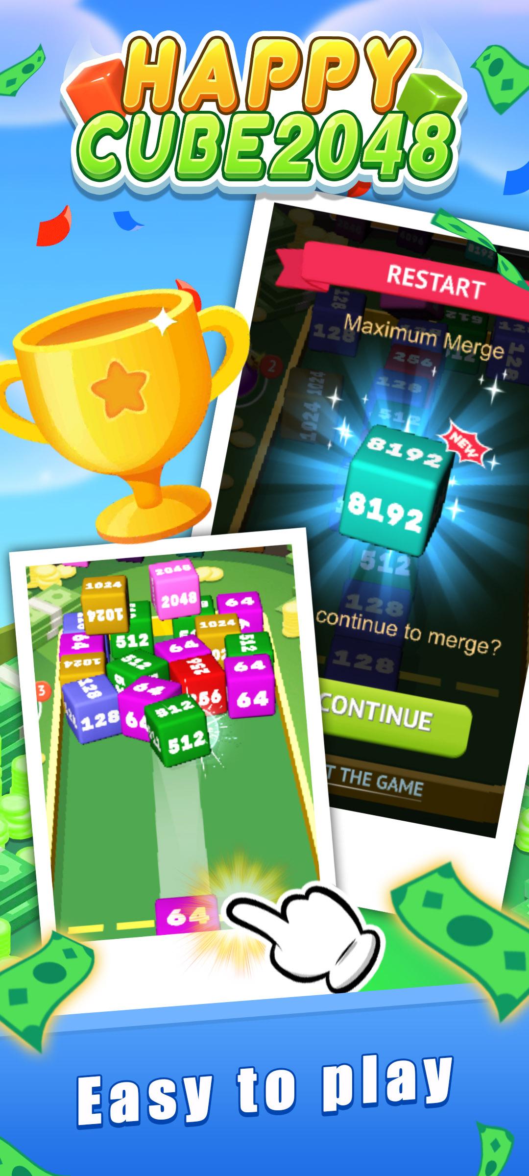 Cubes 2048.io APK برای دانلود اندروید