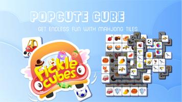 Popcute Cube - Tile match game Affiche