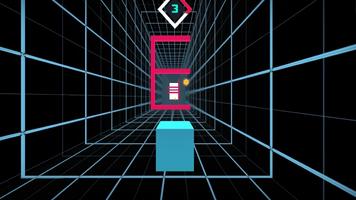 Tunnel Rush Cube Game 海報