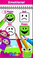 Kids Coloring Games - EduPaint Affiche