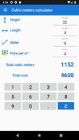 Cubic meters calculator ảnh chụp màn hình 1